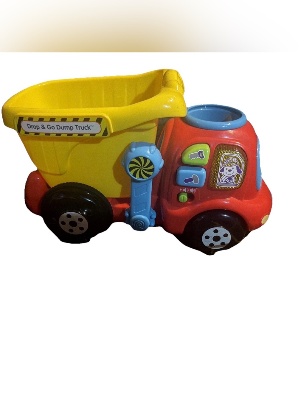 Vtech Drop and‎ Go Dump Truck Toddler Toy Construction Lights and Sounds Works